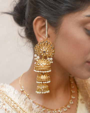 Mehrma Layered Jhumka