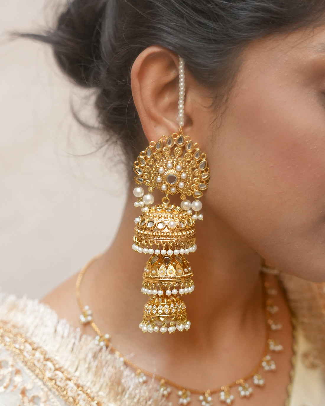 Mehrma Layered Jhumka