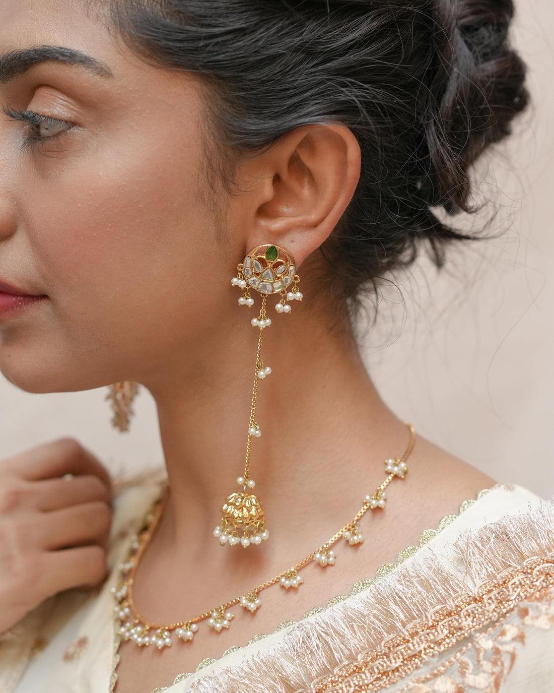 Zenia Chain Jhumki